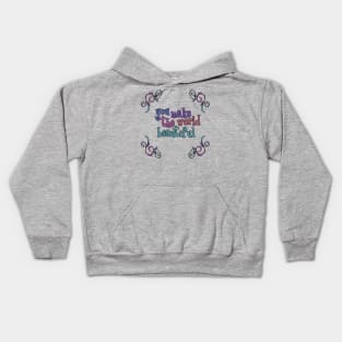 A Beautiful World Kids Hoodie